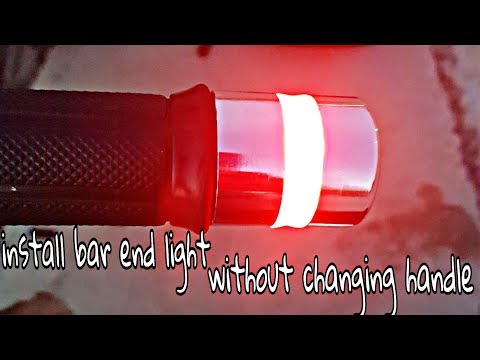 How to install end bar light (indicate light) without change...