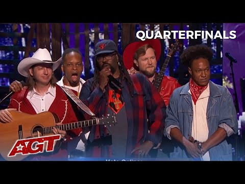 Gangstagrass Band Celebrates National UNITY on America's Got Talent Live Stage