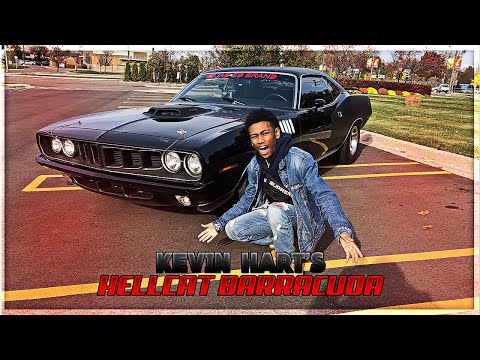 I DROVE KEVIN HART NEW HELLCAT BARRACUDA 😱 Video