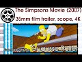 The Simpsons Movie 2007 35mm Film Trailer K Scope 4K