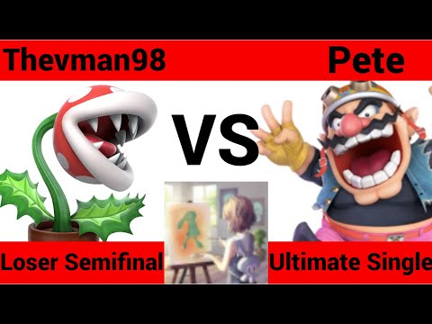 SMASHED at Transplants - Loser Semifinal: Thevman98 (Piranha Plant) vs Pete (Wario)