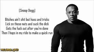 Dr. Dre - Bitches Ain&#39;t Shit ft. Tha Dogg Pound, Jewell &amp; Snoop Dogg (Lyrics)