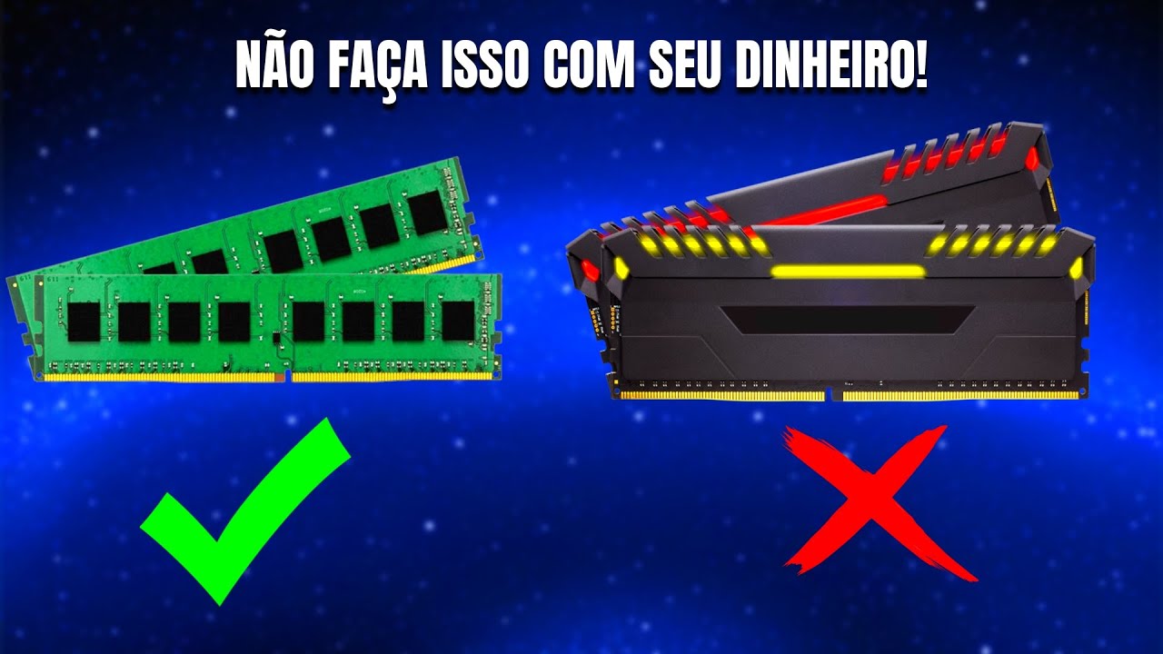 O QUE OS VENDEDORES NUNCA CONTAM SOBRE MEMÓRIA RAM...