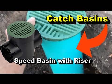 $15.00 Catch Basin - Save on French Drain. Watch to End for How to Clean Pipe
