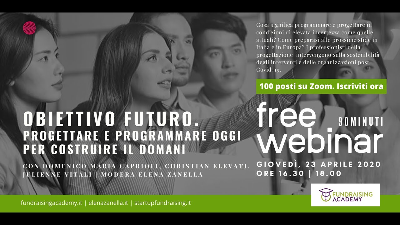 Obiettivo futuro. Progettare e programmare oggi per costruire il futuro.