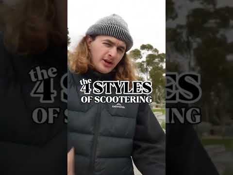 THE 4 STYLES OF SCOOTERING #scooters