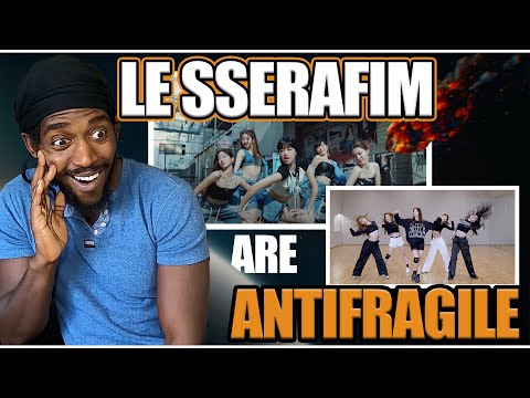 PRO DANCER REACTS TO LE SSERAFIM  'ANTIFRAGILE' OFFICIAL M/V + (르세라핌) ‘Dance Practice