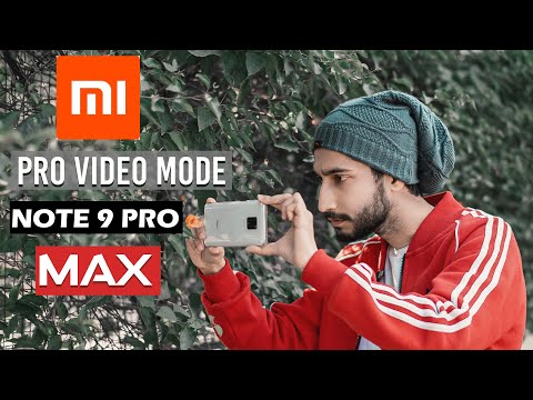 How To Use PRO VIDEO MODE In REDMI NOTE 9 PRO MAX | Best VIDEO SETTINGS For CINEMATOGRAPHY In HINDI