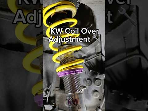 Coil Over Adjustment! #kw #coilovers #bmw #440 #340 #b58