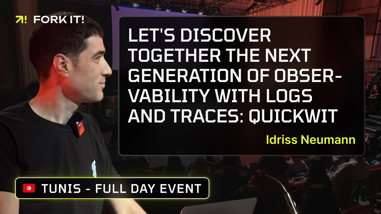 Let's discover together the next generation of observability with logs and traces: Quickwit