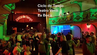 Circlo de Tango en El Verdi. La Boca, Orquesta Esquina Sur. Buenos  Aires