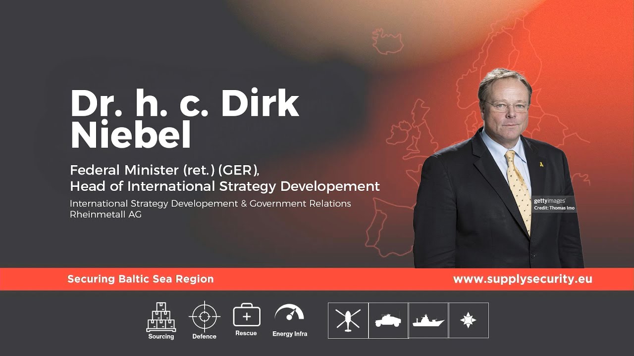 Supply, Security & Defence Expo 2025 Keynote Speech - Dr. h. c. Dirk Niebel