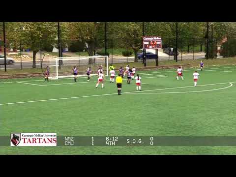 Carnegie Mellon Women's Soccer Game Winner vs. Nazareth