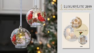 LuxuryLite Holiday 2019 - LED Flameless Candles and Ornaments