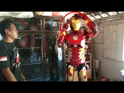 KOSTUM IRON MAN | My Friends UNBOXING & WEARING COSPLAY IRON MAN - Song On My Way & Lily Alan Walker Video