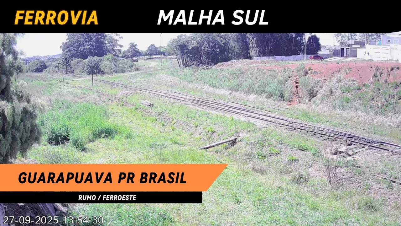 Live webcam view of Guarapuava Rail Junction Trainspotting