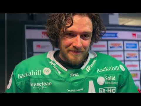 Dennis Everberg om bästa vännens hugg: "kommer vara best man" | Rögle BK - Växjö Lakers | 2024-04-11