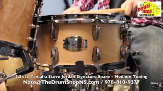 Video thumbnail for Yamaha Steve Jordan Signature Snare 6.5x13 - The Drum Shop North Shore by Nate Morrison Drums