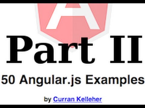 Introduction to Angular.js in 50 Examples (part 2) Video
