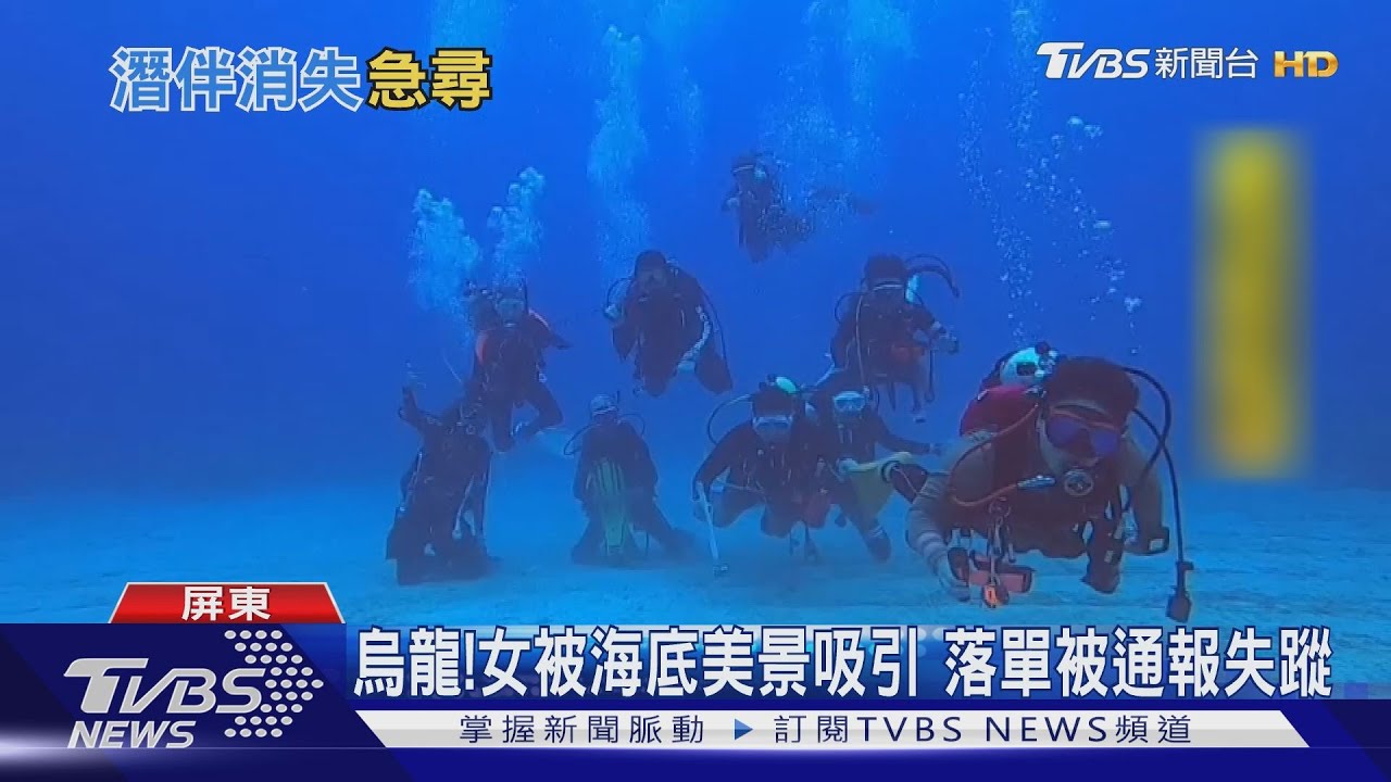 烏龍！女被海底美景吸引　落單被通報失蹤