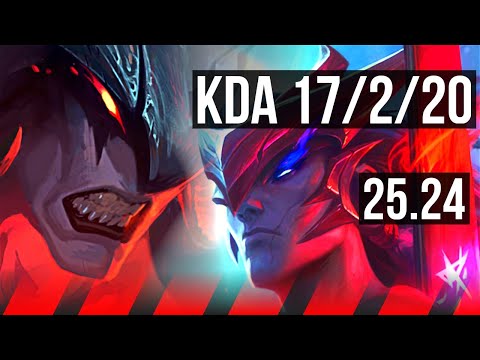 AATROX vs YONE (TOP) | Good KDA: 17/2/20, 48K damage | KR Master | 25.24
