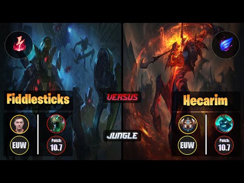 Selfmade FIDDLESTICKS (Jungle) [Electrocute] VS HECARIM - Challenger EUW Patch 10.7