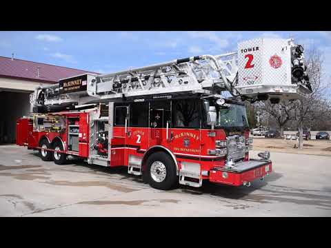 Truck Walk-Around: McKinney's Pierce Enforcer 100' RMAP