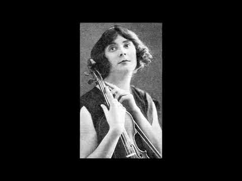 Daisy Kennedy (violin) - Idylle Finnoise (Kosloff) (1916)