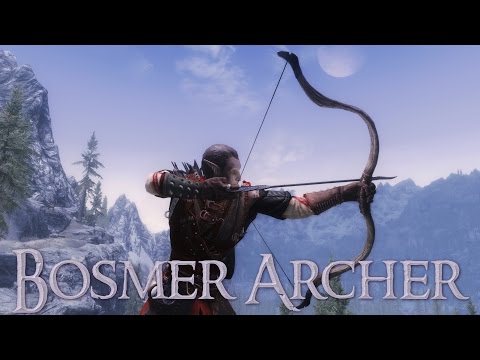 Bosmer Archer - Valtheim Towers - Skyrim Stealth Gameplay
