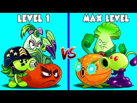 Random 10 Team NOOB Max vs PRO Level 1 - Who Will Win? - Pvz 2 Team Plant Battlez