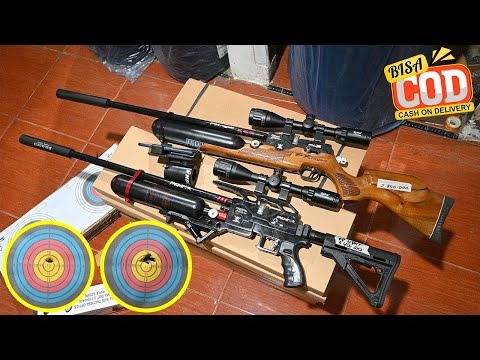 2 Senapan angin pcp bocap harga terjangkau akurasi joss (UJI AKURASI FX ROYALE STS VS PREDATOR XP)
