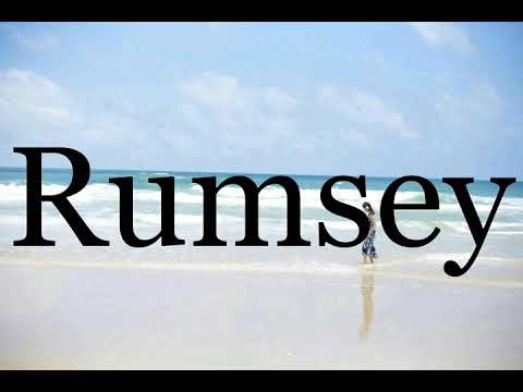 How To Pronounce Rumsey🌈🌈🌈🌈🌈🌈Pronunciation Of Rumsey