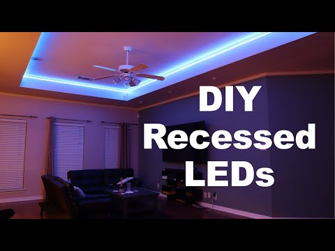 DIY Ceiling LED Lights Installation! — DIY Builds