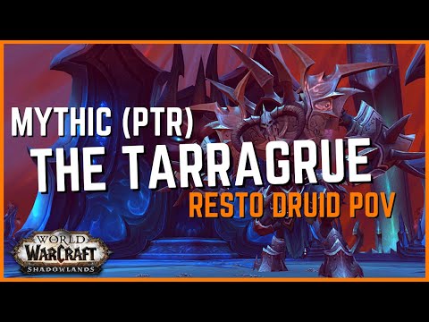 PTR Mythic The Tarragrue | Resto Druid PoV | Sanctum of Domination