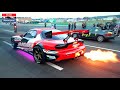 JDM Cars Drag Racing 1500HP Skyline GTR 1100HP Lancer Evo 3 Rotor Turbo RX7 Supra