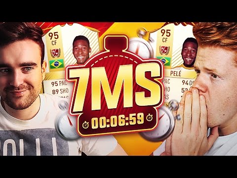 INSANE PELE 7 MINUTE SQUAD BUILDER VS AJ3!! - FIFA 17 ULTIMATE TEAM