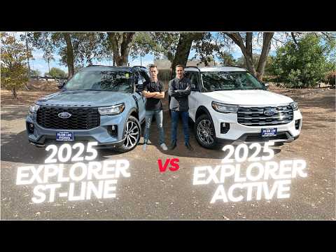 Ford Explorer ST-line (2025) vs. Active. Welchen soll ich kaufen?