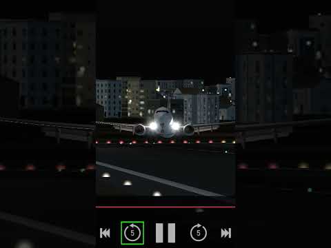 Boeing 737-800 night landing in Monastir | #737 #boeing #monastir #smartwings #fypシ #planes