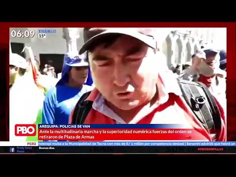 “Arde el sur” | #Butters: “¿Es justo para #Arequipa? ¿De verdad creen que esto no es organizado?”