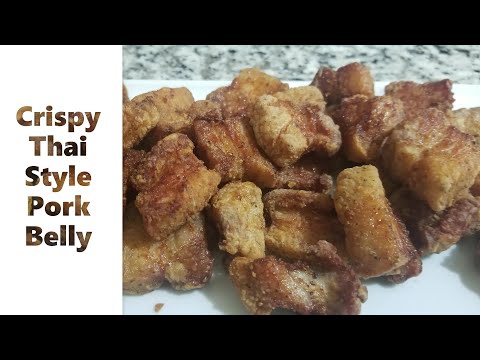 30 Minute Crispy Pork Belly Thai Style Easy Recipe