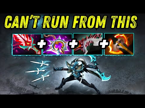 You can't run from this Build Abyssal + Bloodthorn + Nullifier 🔥 Phantom Assassin Dota 2