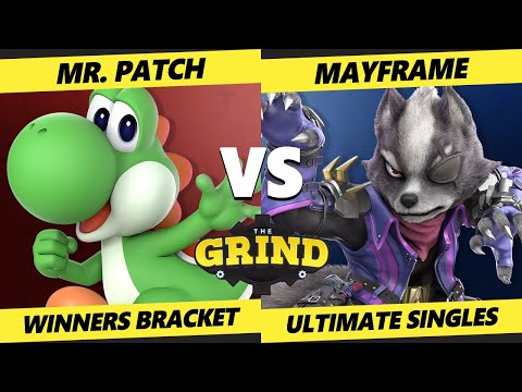 The Grind 204 - Mr. Patch (Yoshi) Vs. Mayframe (Wolf) Smash Ultimate - SSBU