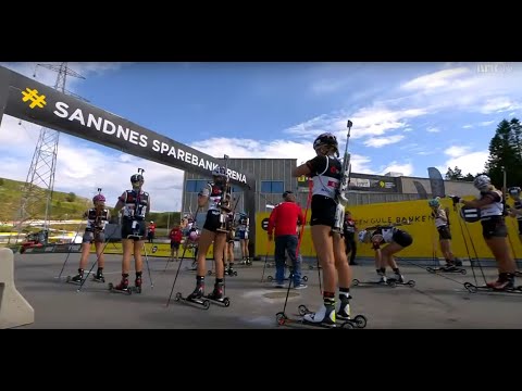 Blink Skifestival '21 - Biathlon, Rollerskiing, Juniors Women, Mass Start (Norwegian commentary)