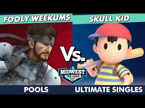 Midwest Arcadian IV Pools - Fooly Weekums (Snake) Vs. Skull Kid (Ness) SSBU Ultimate Tournament