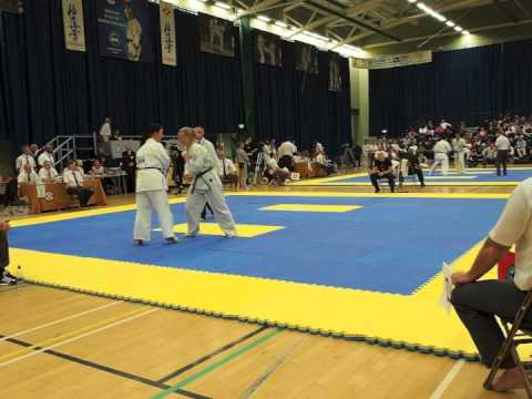 Sara Hägge (aka) vs Irene Jensen Skjelfjord (shiro) - 36th British Open 2012