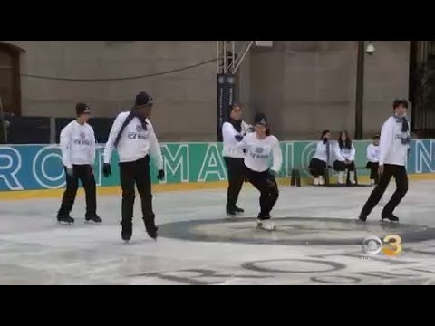 Ice skating rink at Dilworth Park in Philadelphia reopens