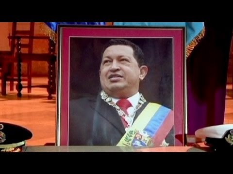 Beten für die Genesung von Hugo Chávez