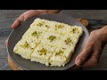 Indian Kalakand Milk Cake Barfi | 30 Min. Easy Special Kalakand Recipe | Milk Barfi Dessert Recipe