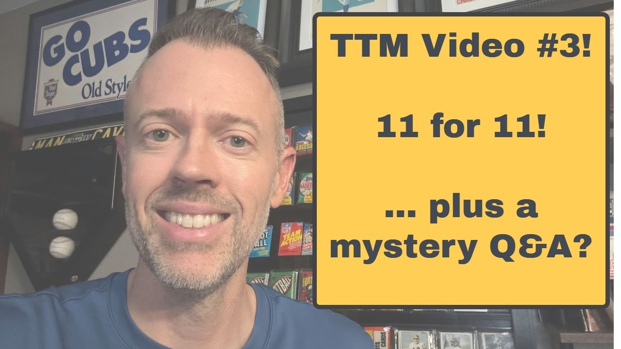 TTM Video #3 - Receiving 11 More Successful Returns!