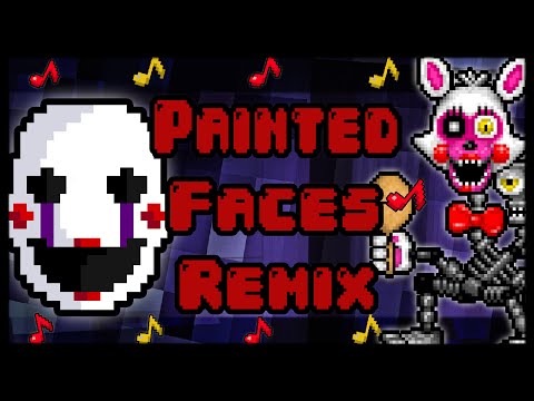 "Painted Faces"♪ Five Nights At Freddy's REMIX (Trickywi & Rezyon) LYRIC VIDEO